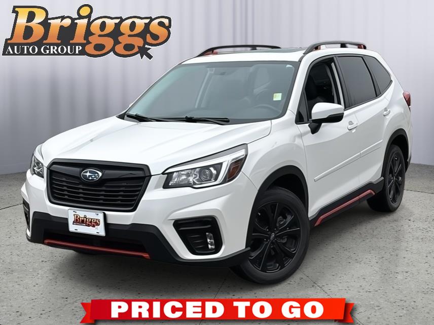 Crystal White Pearl 2019 Subaru Forester 2.5i Sport AWD SUV / Crossover All-Wheel Drive Continuously Variable Transmission