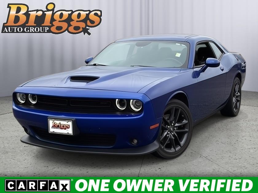 Indigo Blue 2022 Dodge Challenger GT AWD Coupe All-Wheel Drive 8-Speed Automatic