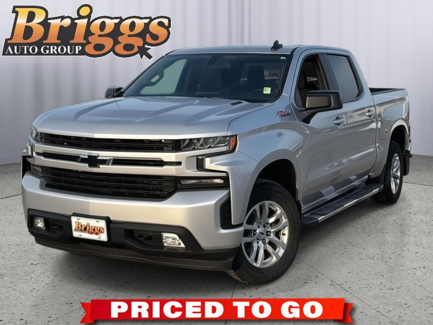 Silver Ice Metallic 2022 Chevrolet Silverado 1500 RST Crew Cab 4WD Pickup Truck Four-Wheel Drive 8-Speed Automatic
