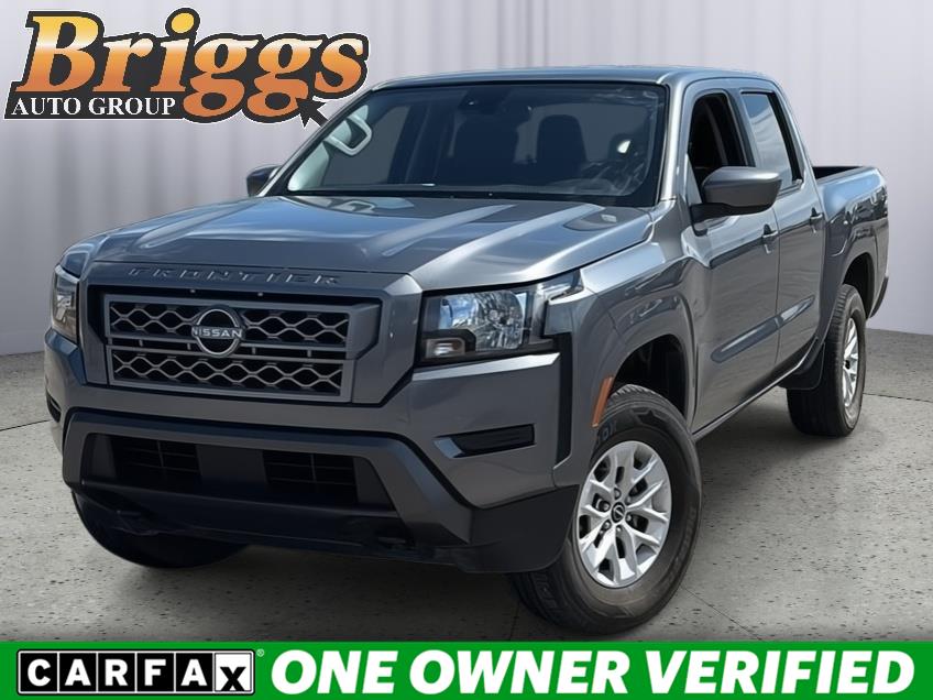 Gray (Gun Metallic) 2024 Nissan Frontier SV Crew Cab 4WD Pickup Truck Four-Wheel Drive Automatic