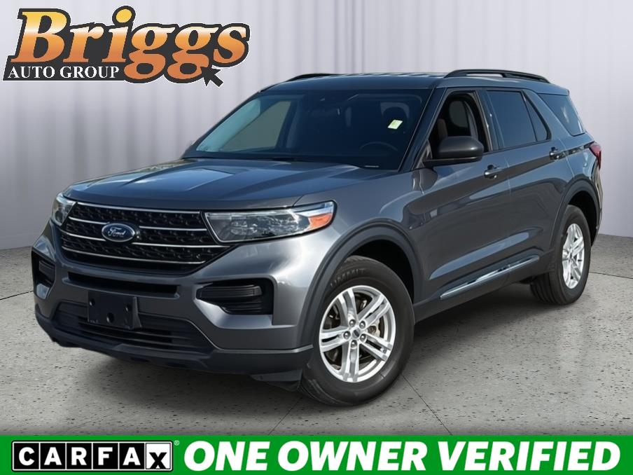 Carbonized Gray Metallic 2022 Ford Explorer XLT AWD SUV / Crossover All-Wheel Drive Automatic