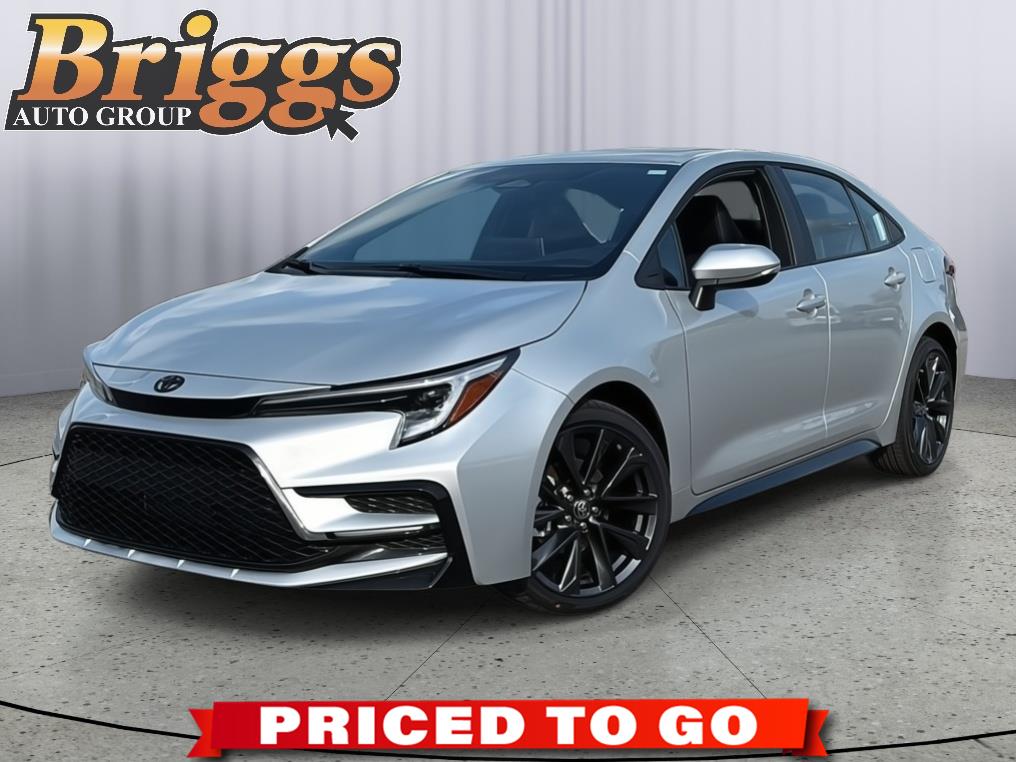 Classic Silver Metallic 2026 Toyota Corolla XSE FWD Sedan Front-Wheel Drive Continuously Variable Transmission