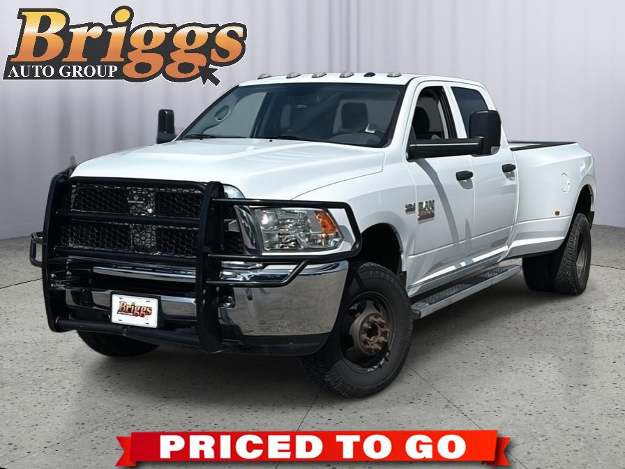 Bright White Clearcoat 2018 RAM 3500 Tradesman Crew Cab LB DRW 4WD Pickup Truck Four-Wheel Drive 6-Speed Automatic