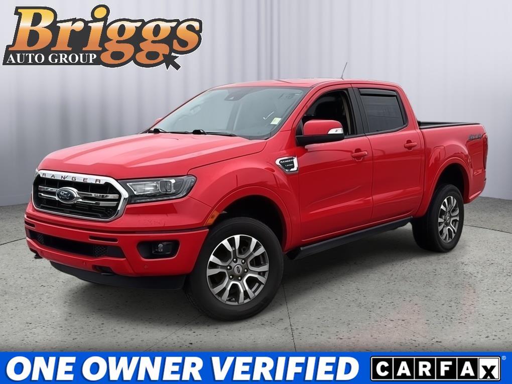Race Red 2020 Ford Ranger Lariat SuperCrew 4WD Pickup Truck Four-Wheel Drive Automatic