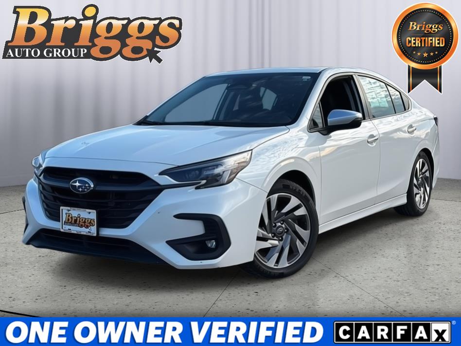 Crystal White Pearl 2023 Subaru Legacy Sedan All-Wheel Drive Continuously Variable Transmission