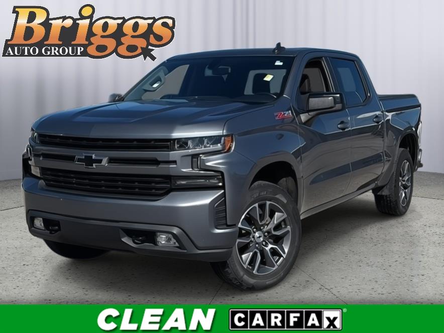 Gray (Satin Steel Metallic) 2019 Chevrolet Silverado 1500 Pickup Truck Four-Wheel Drive 8-Speed Automatic