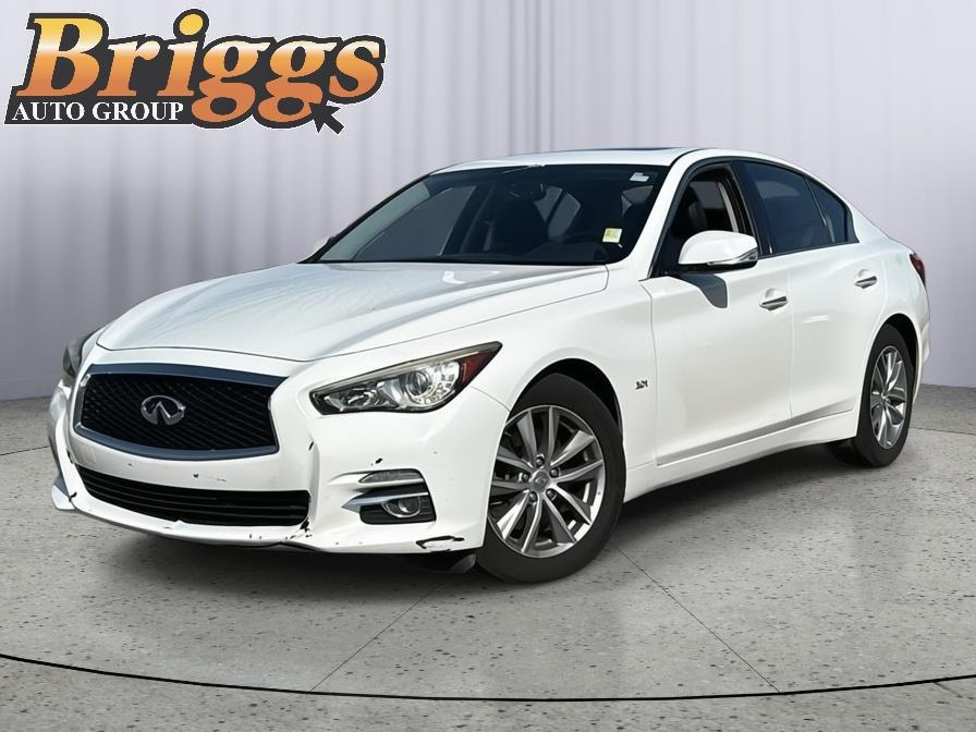 Pure White 2017 INFINITI Q50 Sedan All-Wheel Drive Automatic