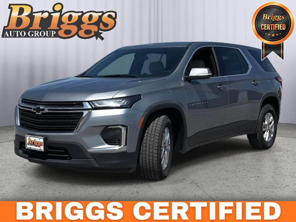 Sterling Gray Metallic 2023 Chevrolet Traverse SUV / Crossover Four-Wheel Drive 9-Speed Automatic