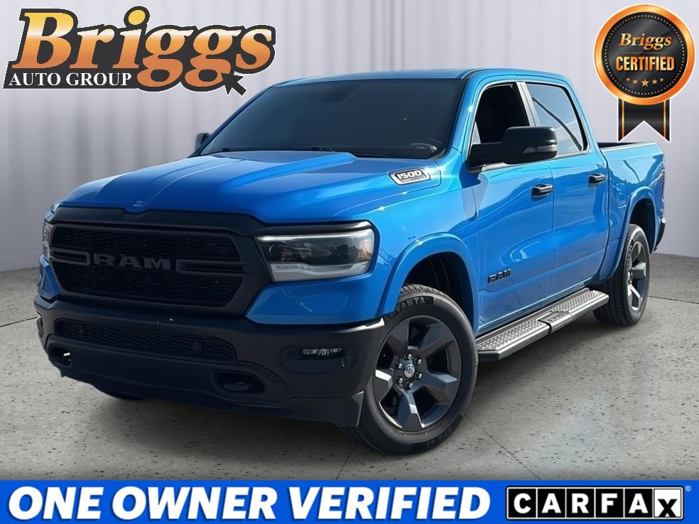 Hydro Blue Pearlcoat 2023 RAM 1500 Pickup Truck Four-Wheel Drive 8-Speed Automatic