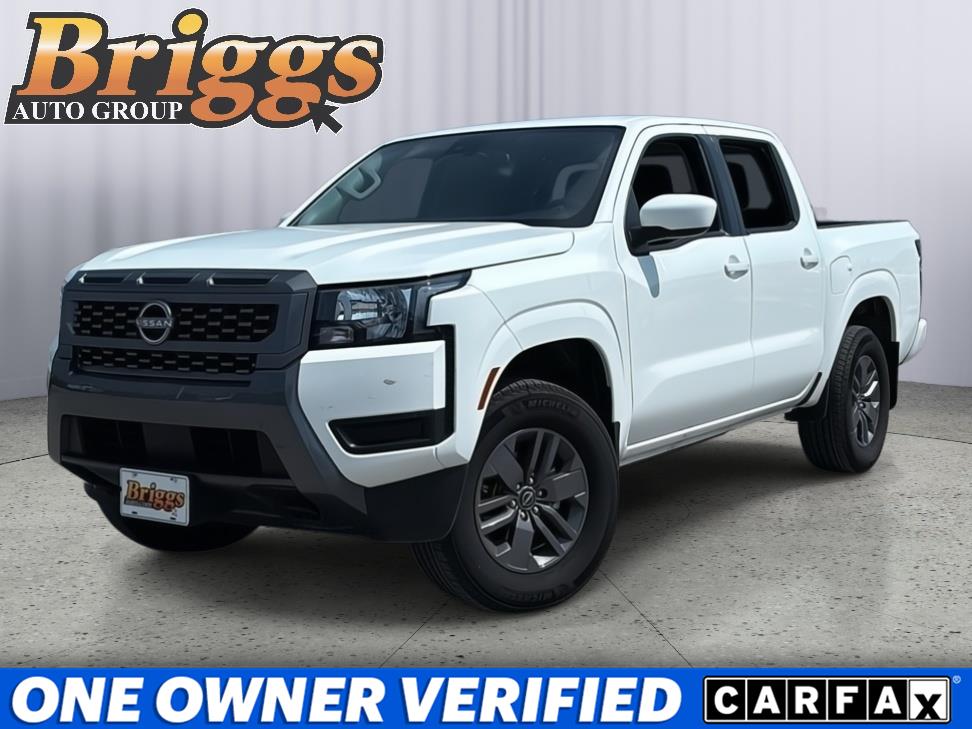 Glacier White 2025 Nissan Frontier Pickup Truck Four-Wheel Drive Automatic