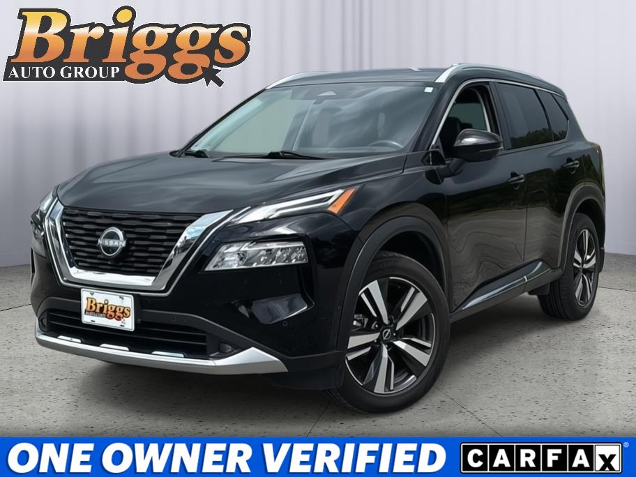 Super Black 2022 Nissan Rogue SUV / Crossover Front-Wheel Drive Continuously Variable Transmission