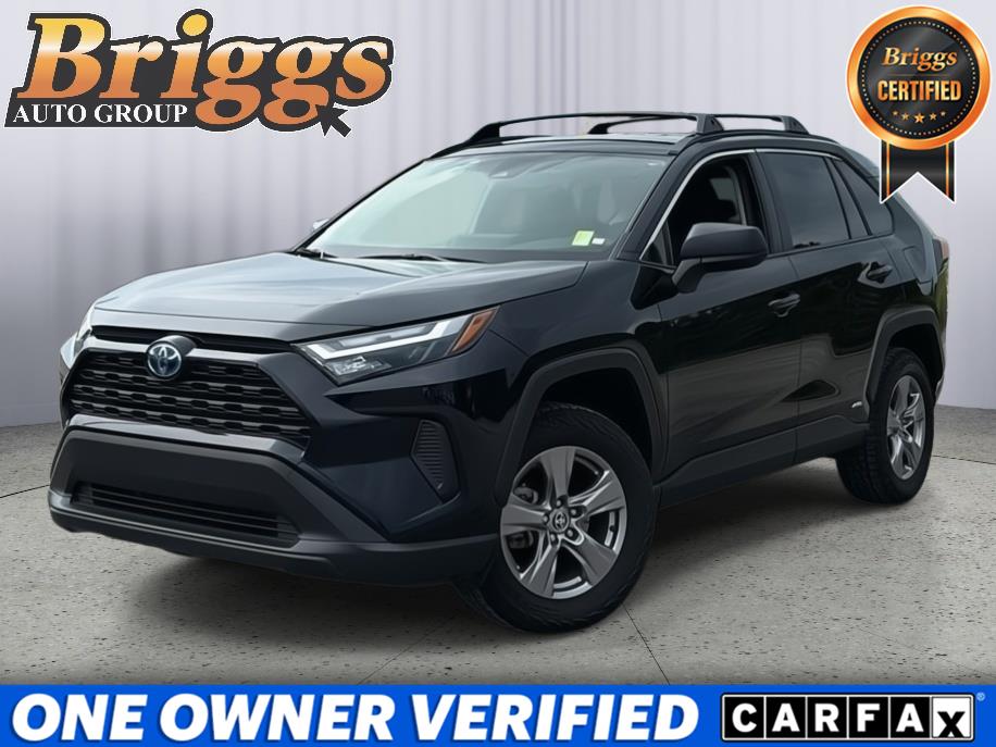 Midnight Black Metallic 2023 Toyota RAV4 Hybrid SUV / Crossover All-Wheel Drive Continuously Variable Transmission