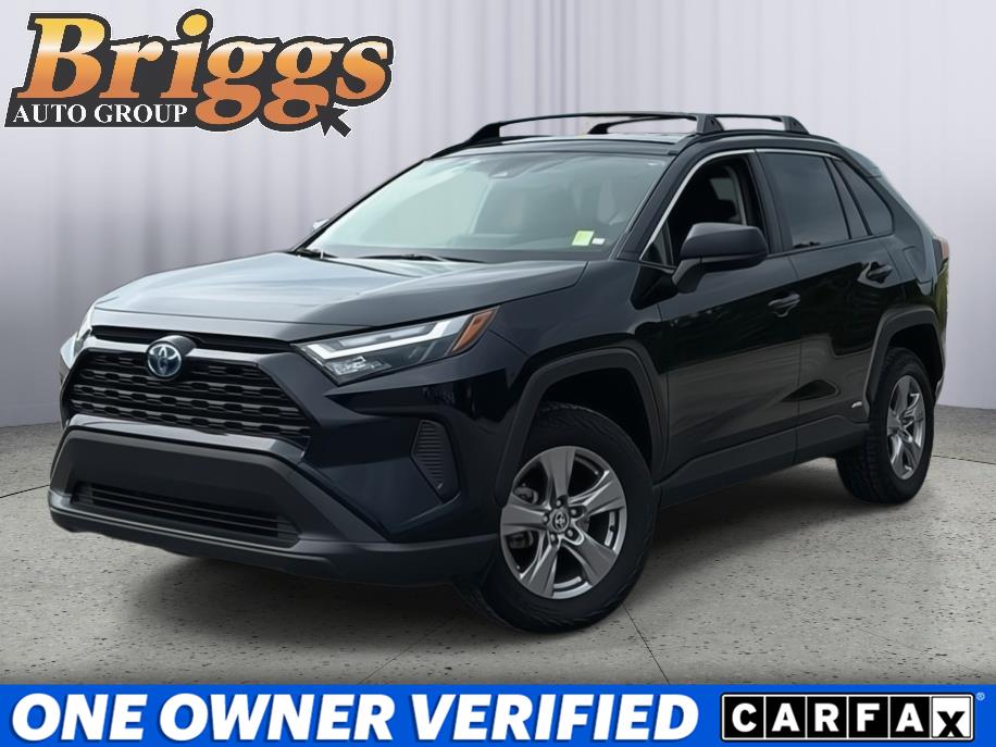 Midnight Black Metallic 2023 Toyota RAV4 Hybrid SUV / Crossover All-Wheel Drive Continuously Variable Transmission