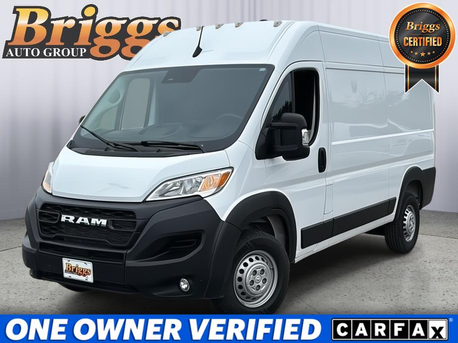 Bright White Clearcoat 2025 RAM ProMaster Van Front-Wheel Drive 9-Speed Automatic