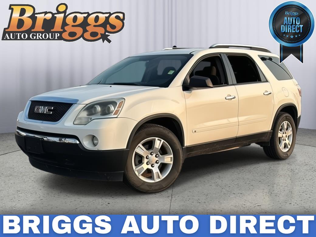 Summit White 2009 GMC Acadia SUV / Crossover Front-Wheel Drive 6-Speed Automatic