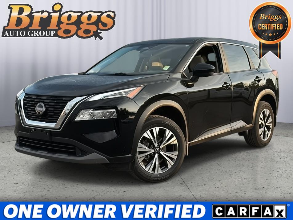 Super Black 2023 Nissan Rogue SUV / Crossover All-Wheel Drive Continuously Variable Transmission