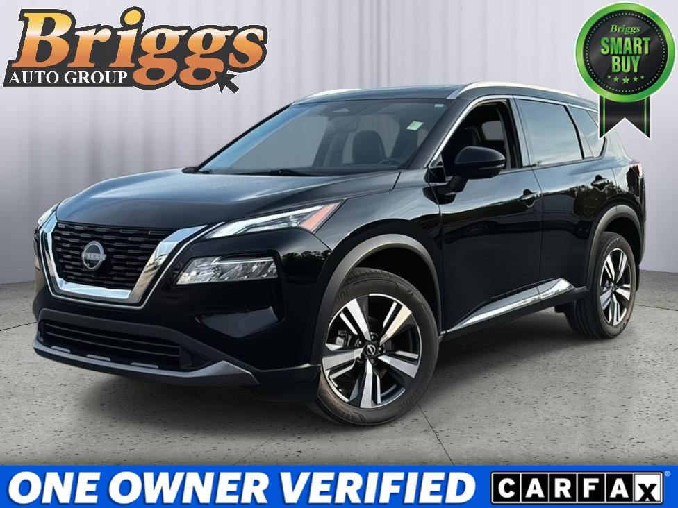 Super Black 2023 Nissan Rogue SUV / Crossover All-Wheel Drive Continuously Variable Transmission