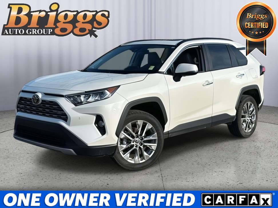 White (Blizzard Pearl) 2021 Toyota RAV4 SUV / Crossover All-Wheel Drive Automatic