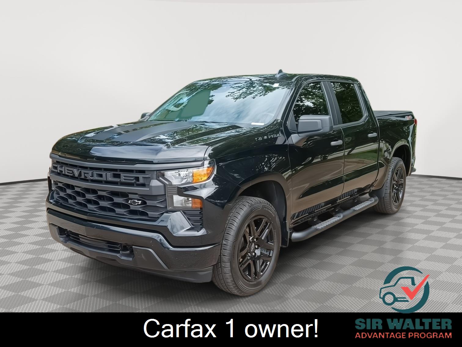 Black 2023 Chevrolet Silverado 1500 Pickup Truck Four-Wheel Drive 8-Speed Automatic