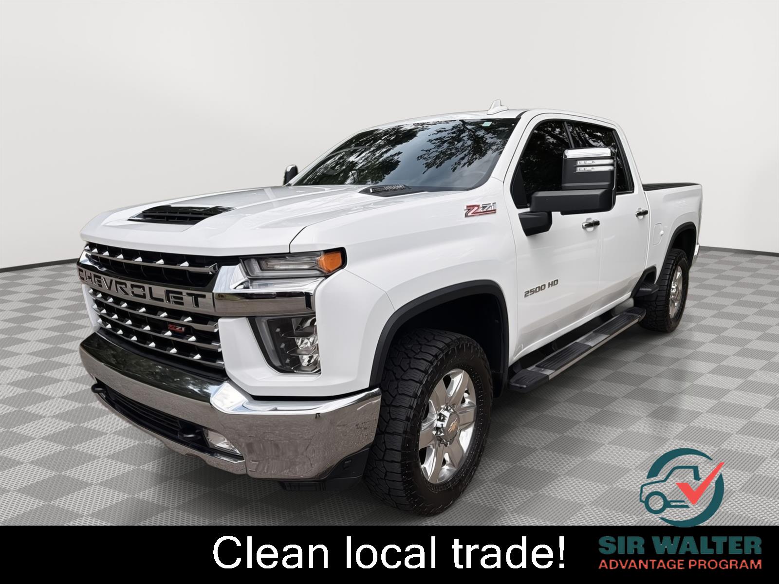 2022 Chevrolet Silverado 2500HD LTZ - Summit White exterior view 1