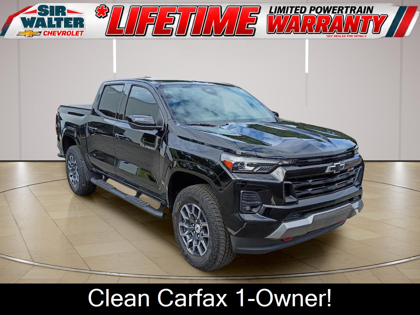 Black 2024 Chevrolet Colorado Pickup Truck Four-Wheel Drive 8-Speed Automatic