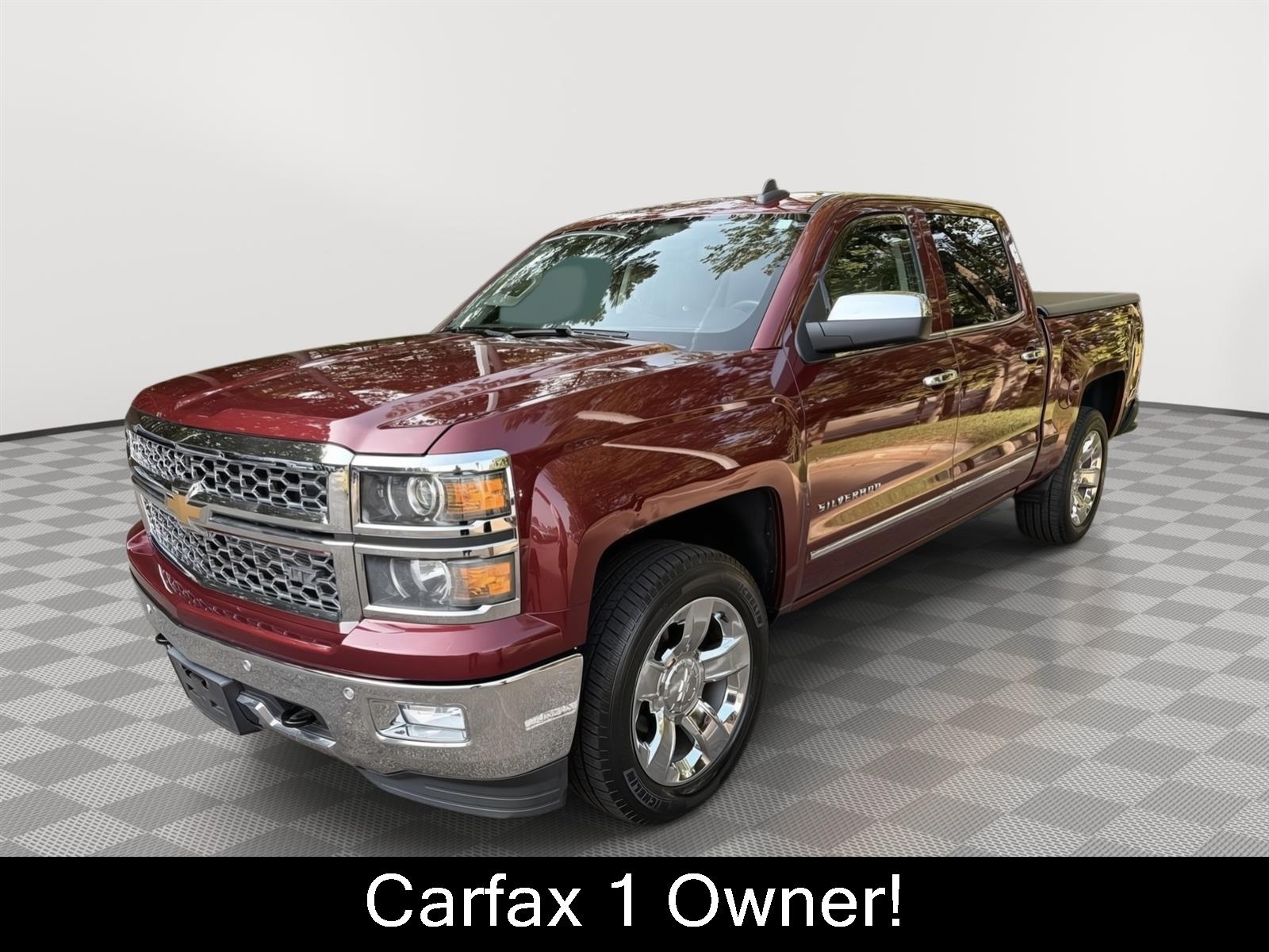 Red (Deep Ruby Metallic) 2015 Chevrolet Silverado 1500 Pickup Truck Four-Wheel Drive 6-Speed Automatic