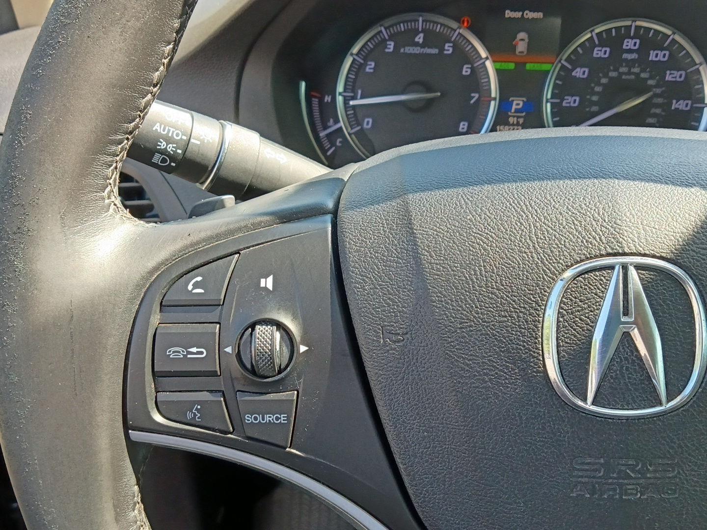 2019 Acura MDX w/Tech - Majestic Black Pearl exterior view 6