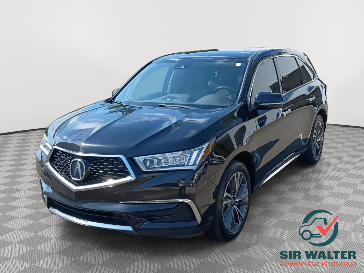 2019 Acura MDX w/Tech - Majestic Black Pearl exterior view 1