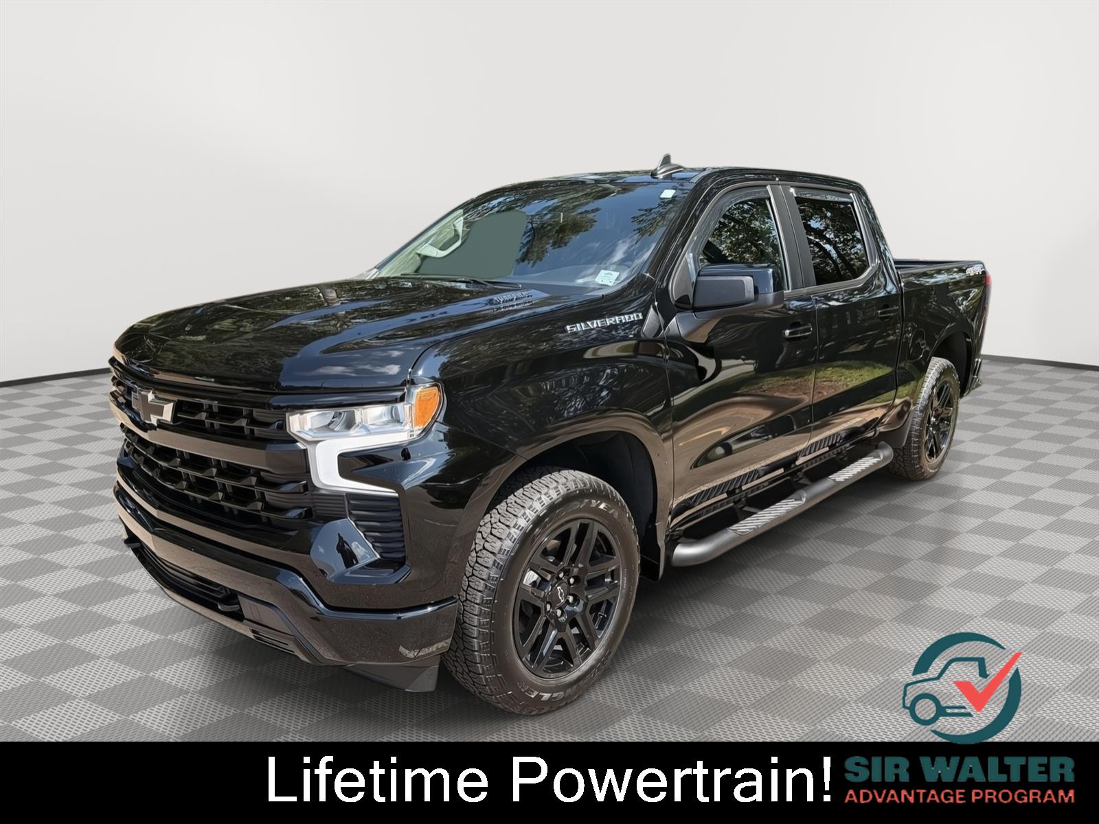 Black 2025 Chevrolet Silverado 1500 Pickup Truck Four-Wheel Drive 8-Speed Automatic
