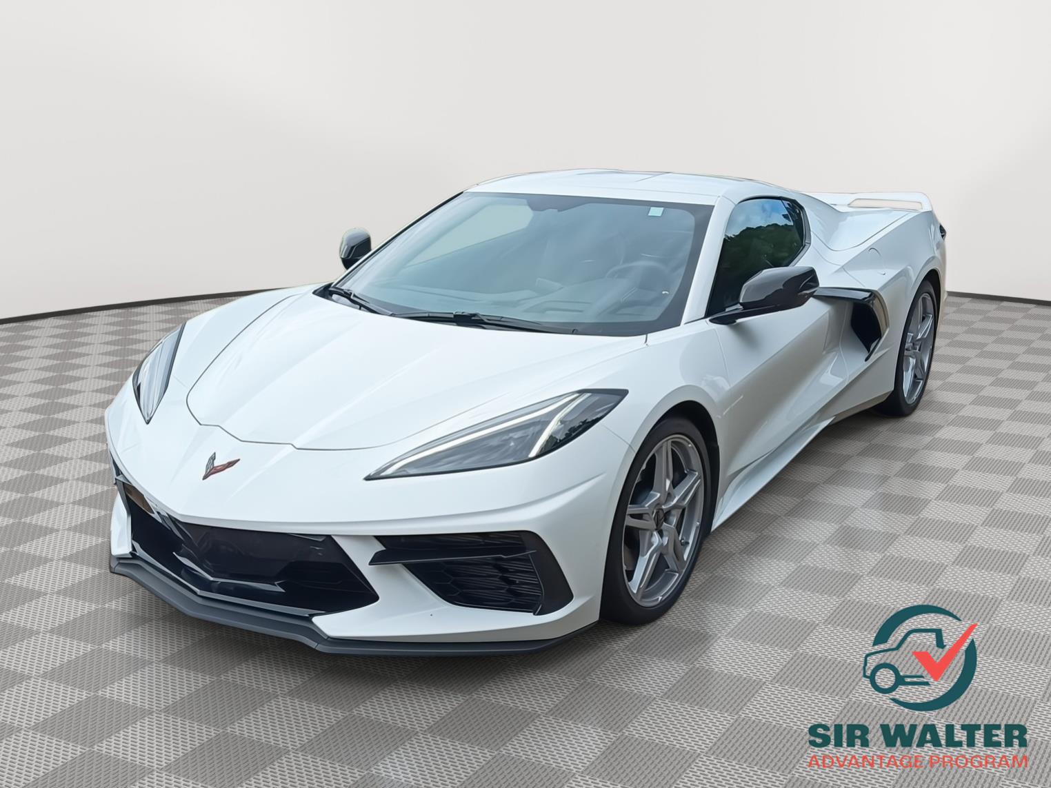 Arctic White 2020 Chevrolet Corvette Coupe Rear-Wheel Drive 8-Speed Dual Clutch