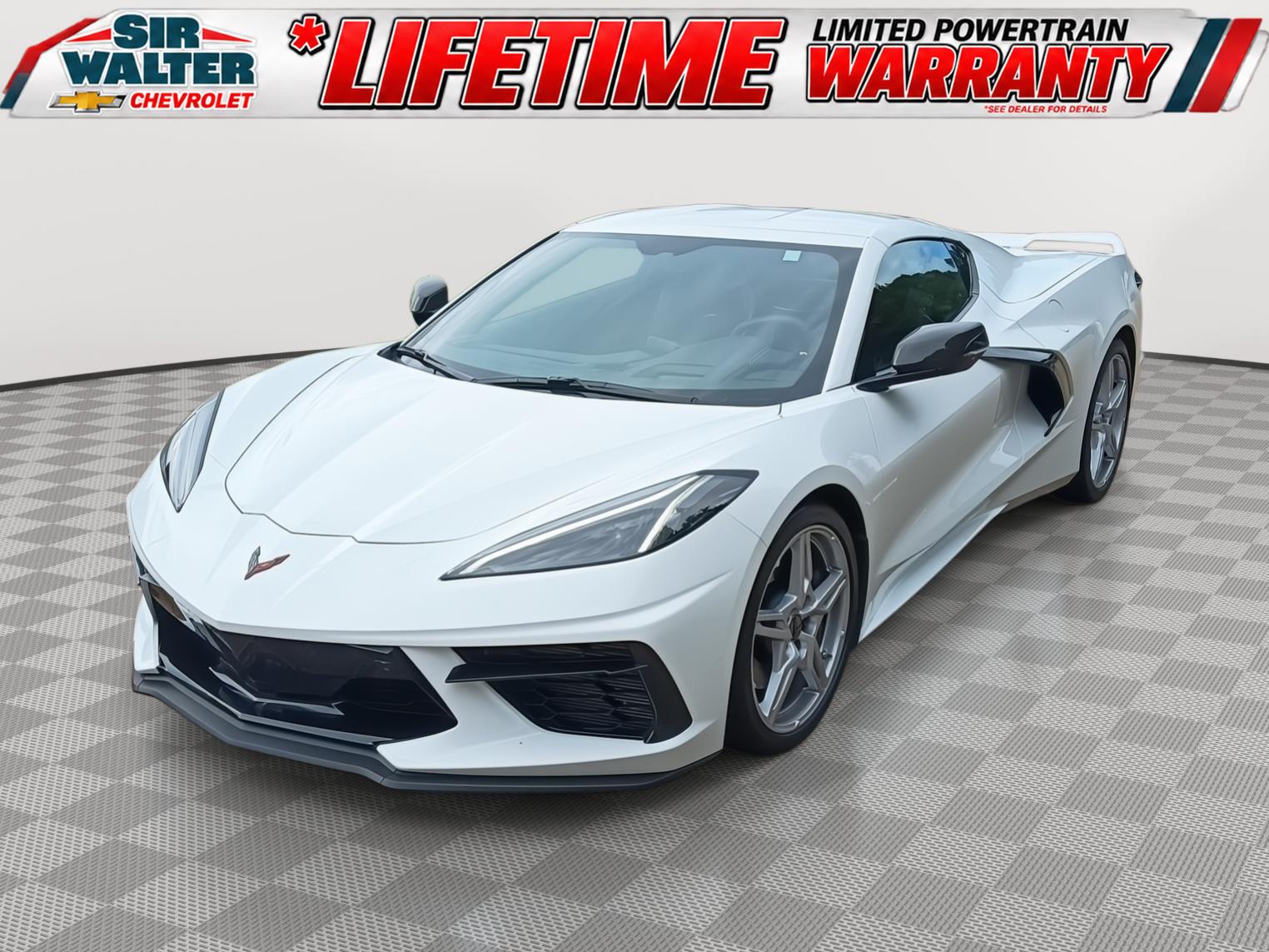 Arctic White 2020 Chevrolet Corvette Coupe Rear-Wheel Drive 8-Speed Dual Clutch