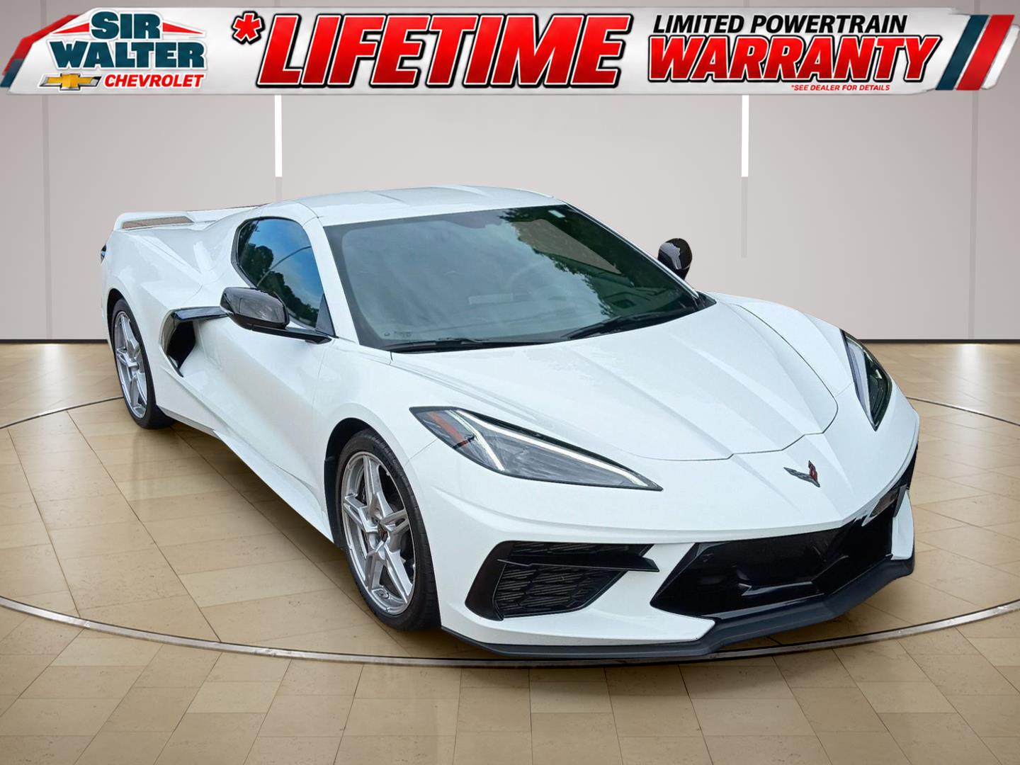 Arctic White 2020 Chevrolet Corvette Coupe Rear-Wheel Drive 8-Speed Dual Clutch