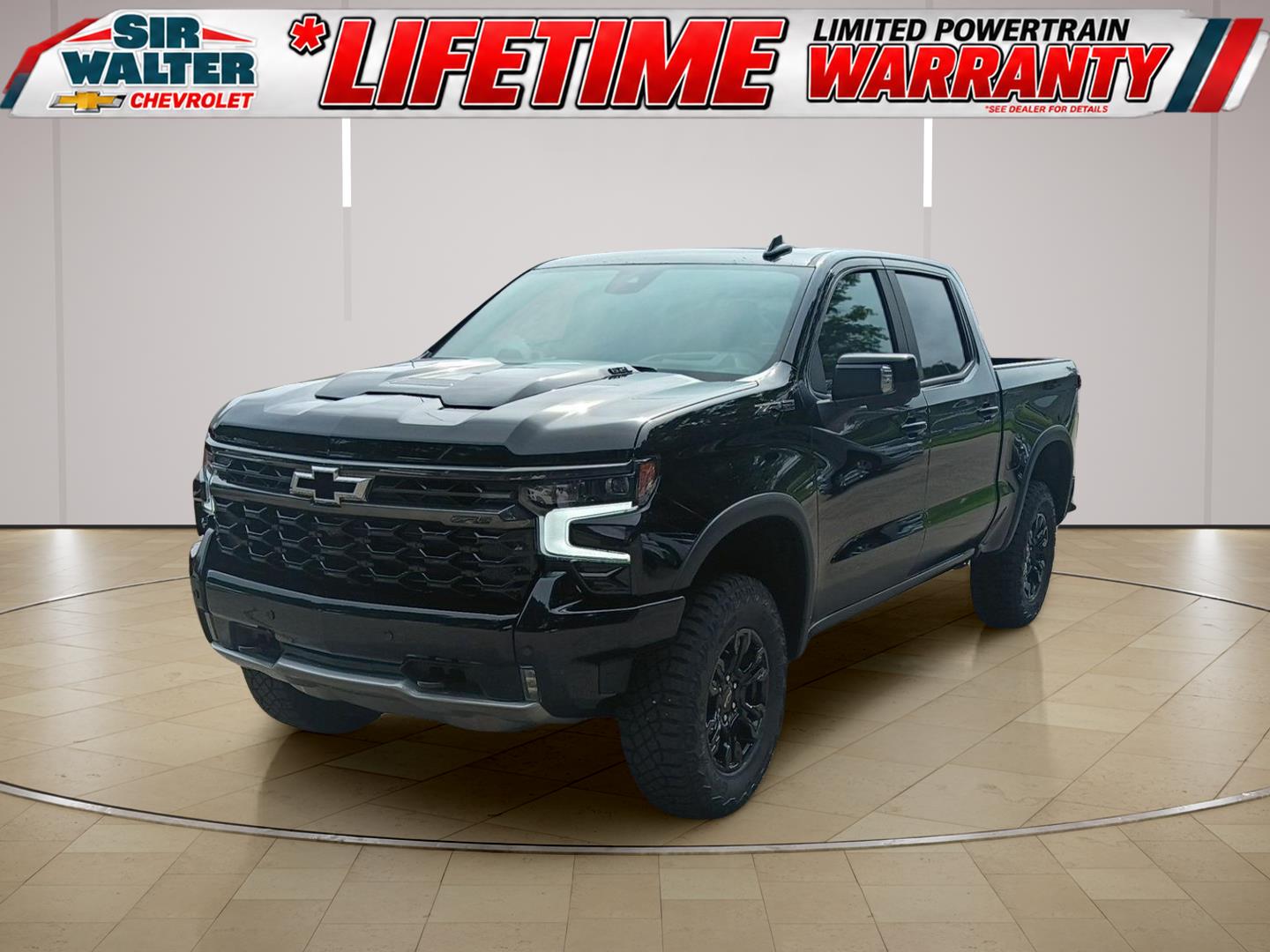 Black 2026 Chevrolet Silverado 1500 Pickup Truck Four-Wheel Drive Automatic