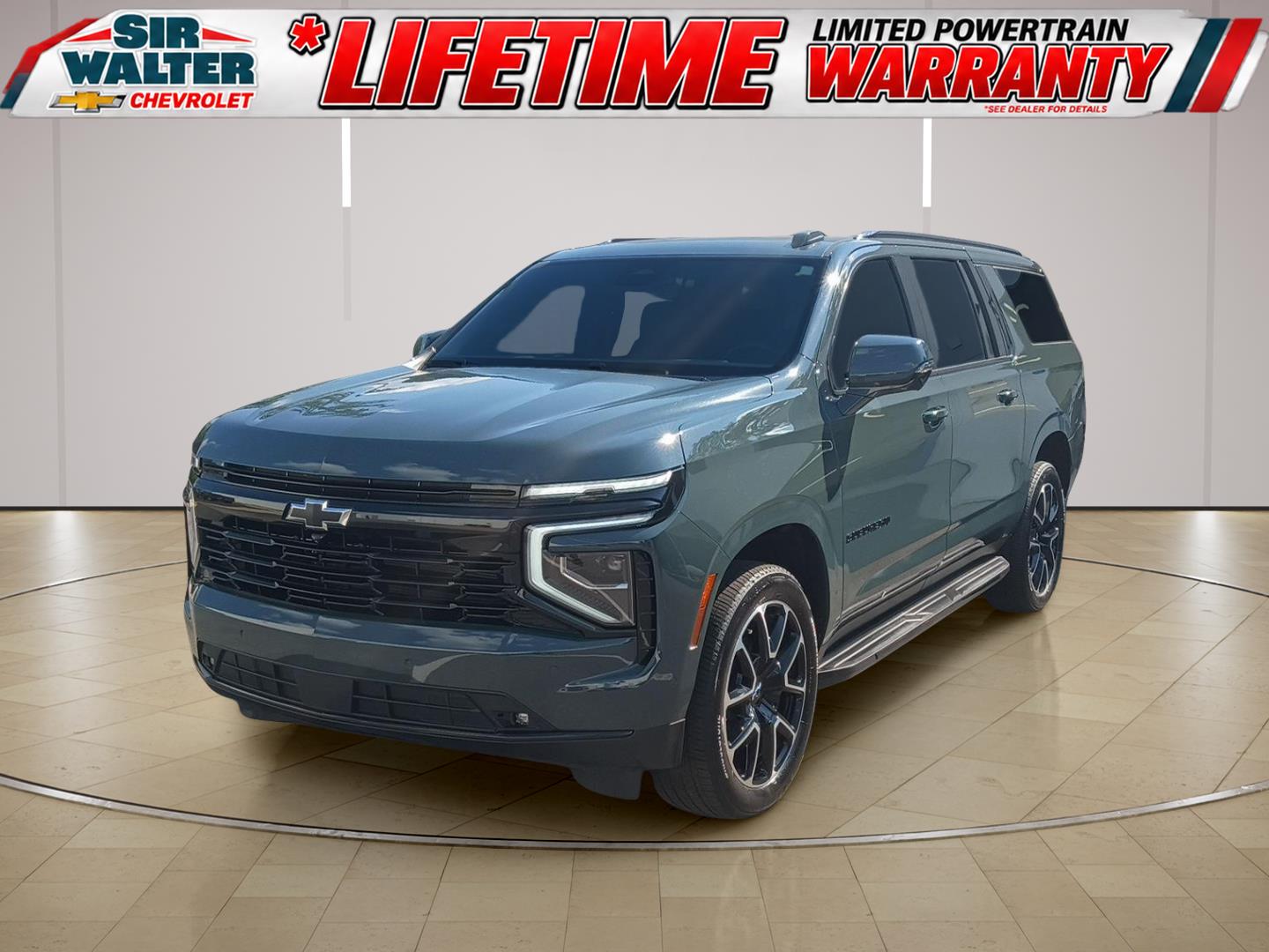 Cypress Gray 2025 Chevrolet Suburban SUV / Crossover Four-Wheel Drive Automatic