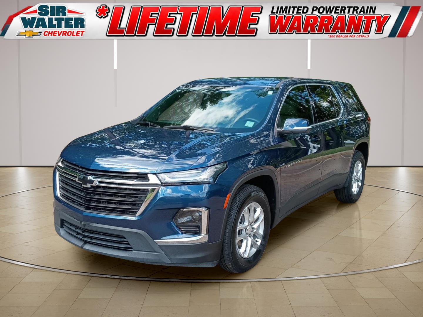 Northsky Blue Metallic 2023 Chevrolet Traverse SUV / Crossover Front-Wheel Drive 9-Speed Automatic