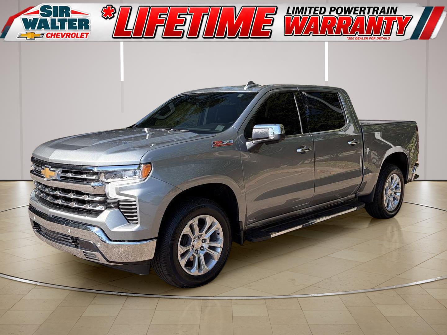 Sterling Gray Metallic 2023 Chevrolet Silverado 1500 Pickup Truck Four-Wheel Drive Automatic