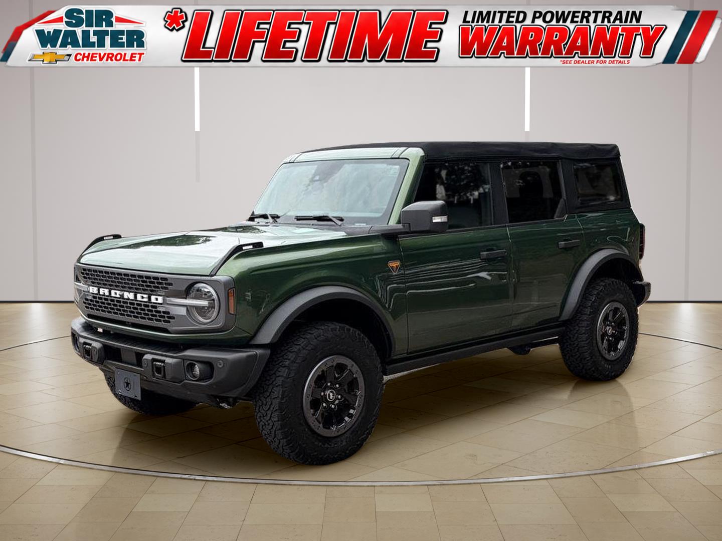 Eruption Green 2023 Ford Bronco SUV / Crossover Four-Wheel Drive 7-Speed Manual