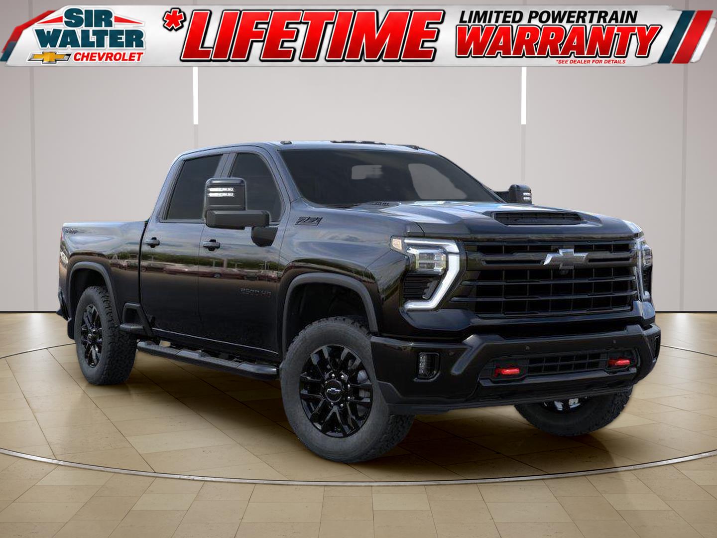Black 2026 Chevrolet Silverado 2500HD Pickup Truck Four-Wheel Drive Automatic