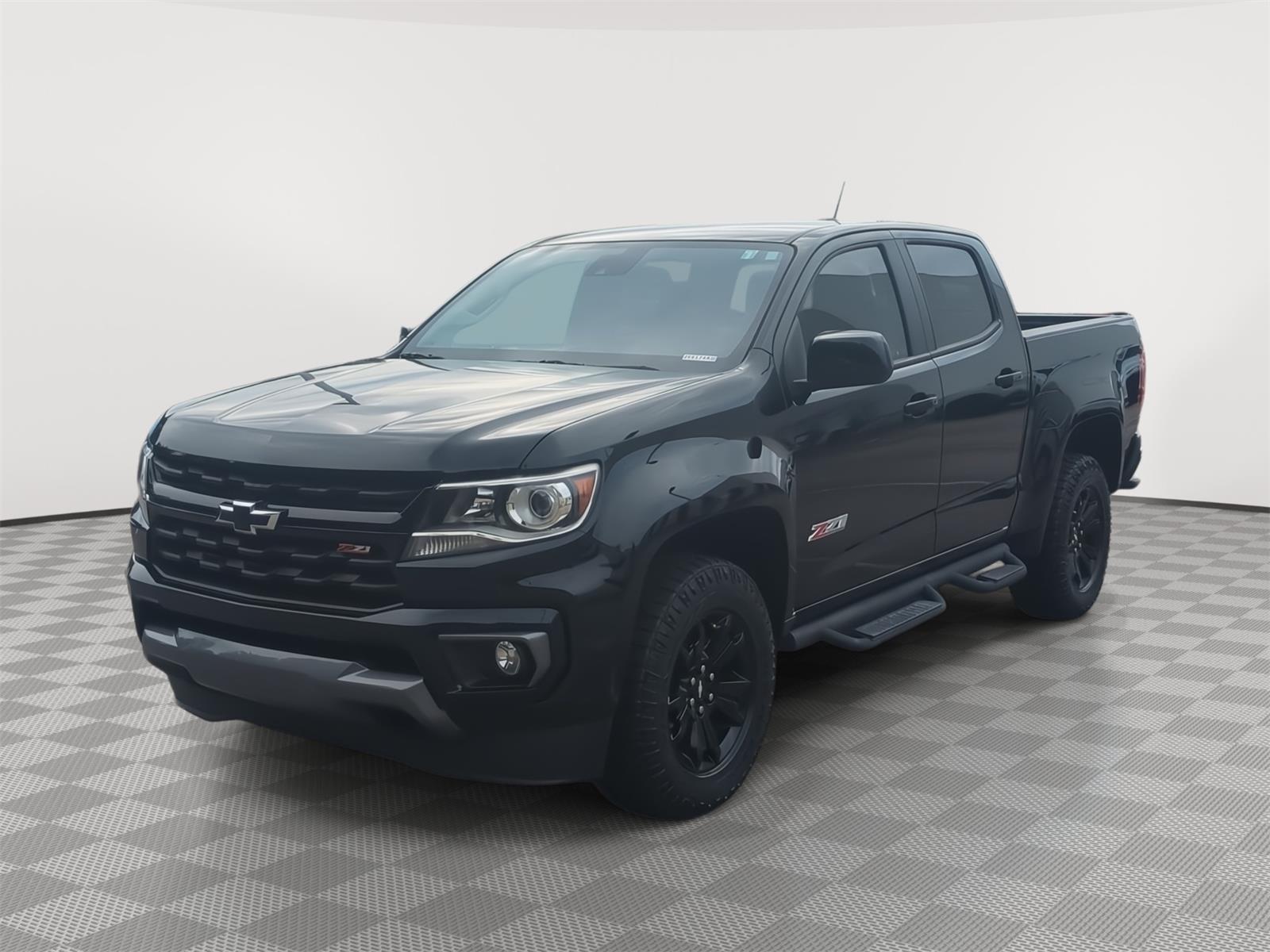 Black 2022 Chevrolet Colorado Pickup Truck Four-Wheel Drive 8-Speed Automatic