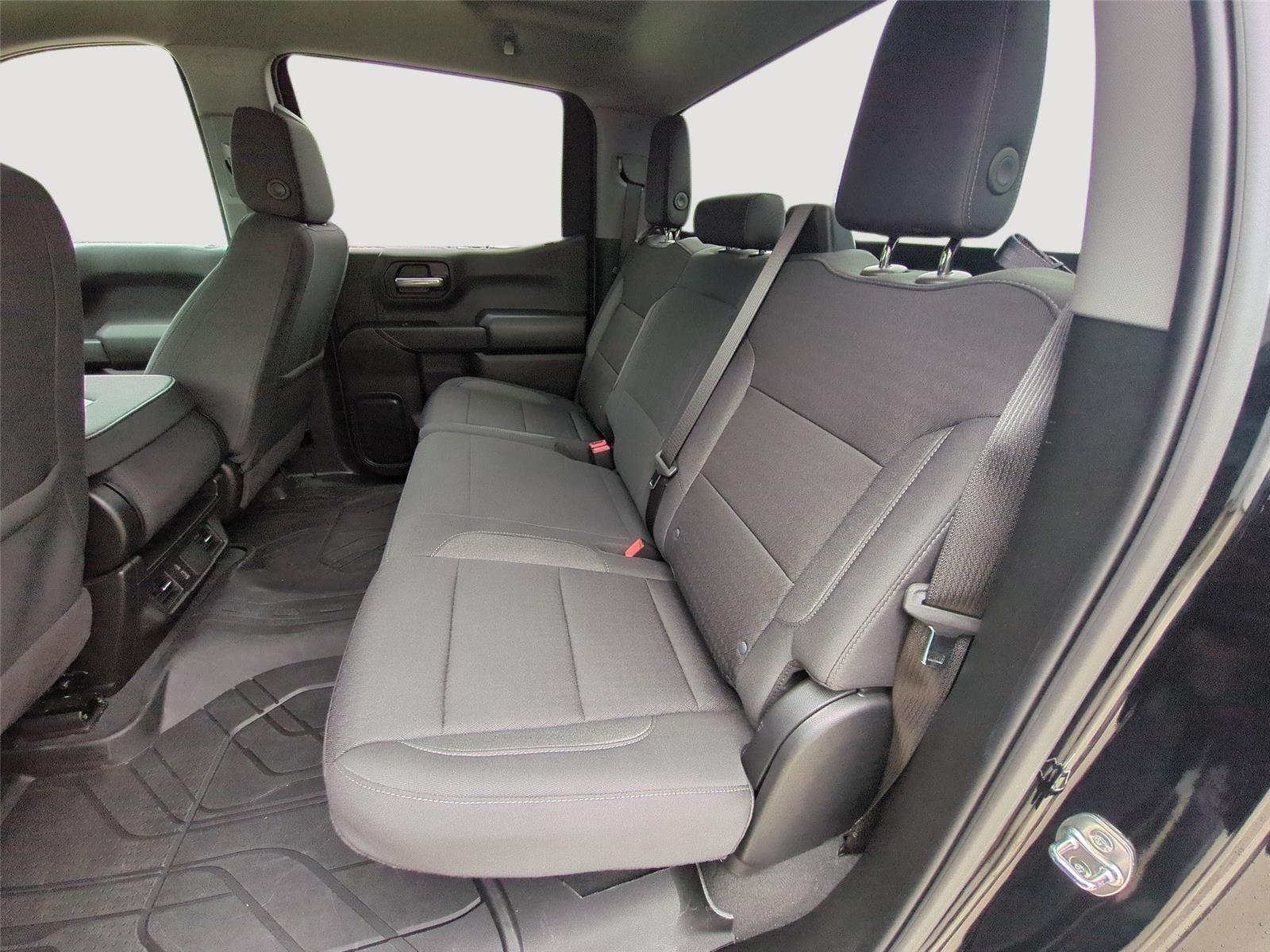 2025 Chevrolet Silverado 1500 Custom - Black exterior view 6