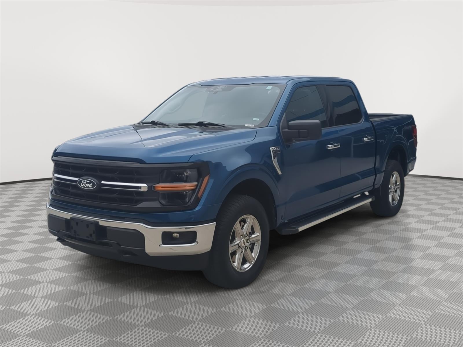 Atlas Blue 2025 Ford F-150 Pickup Truck Four-Wheel Drive Automatic