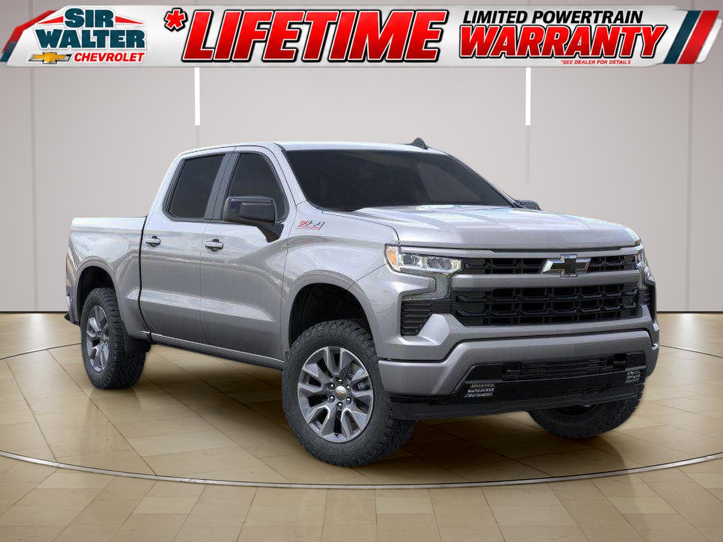 Sterling Gray Metallic 2026 Chevrolet Silverado 1500 Pickup Truck Four-Wheel Drive Automatic