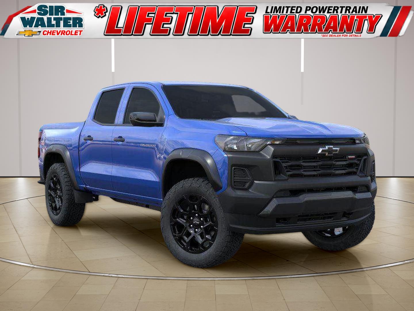 Reef Blue Metallic 2026 Chevrolet Colorado Pickup Truck Four-Wheel Drive 8-Speed Automatic