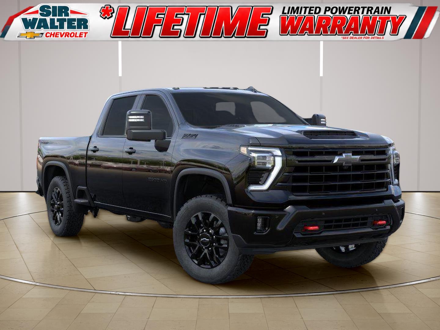 Black 2026 Chevrolet Silverado 2500HD Pickup Truck Four-Wheel Drive Automatic