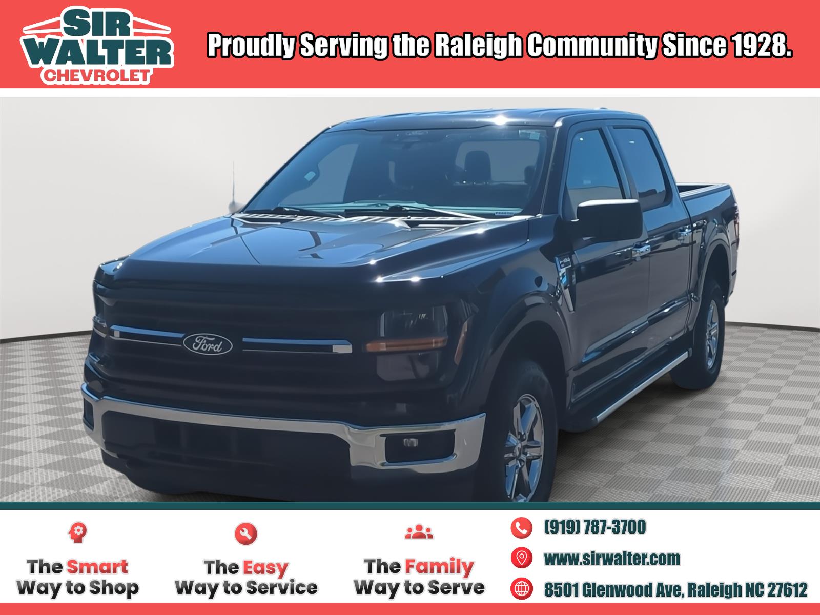 Agate Black 2025 Ford F-150 Pickup Truck Four-Wheel Drive Automatic