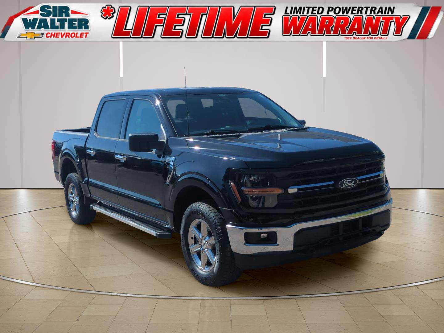 Agate Black 2025 Ford F-150 Pickup Truck Four-Wheel Drive Automatic