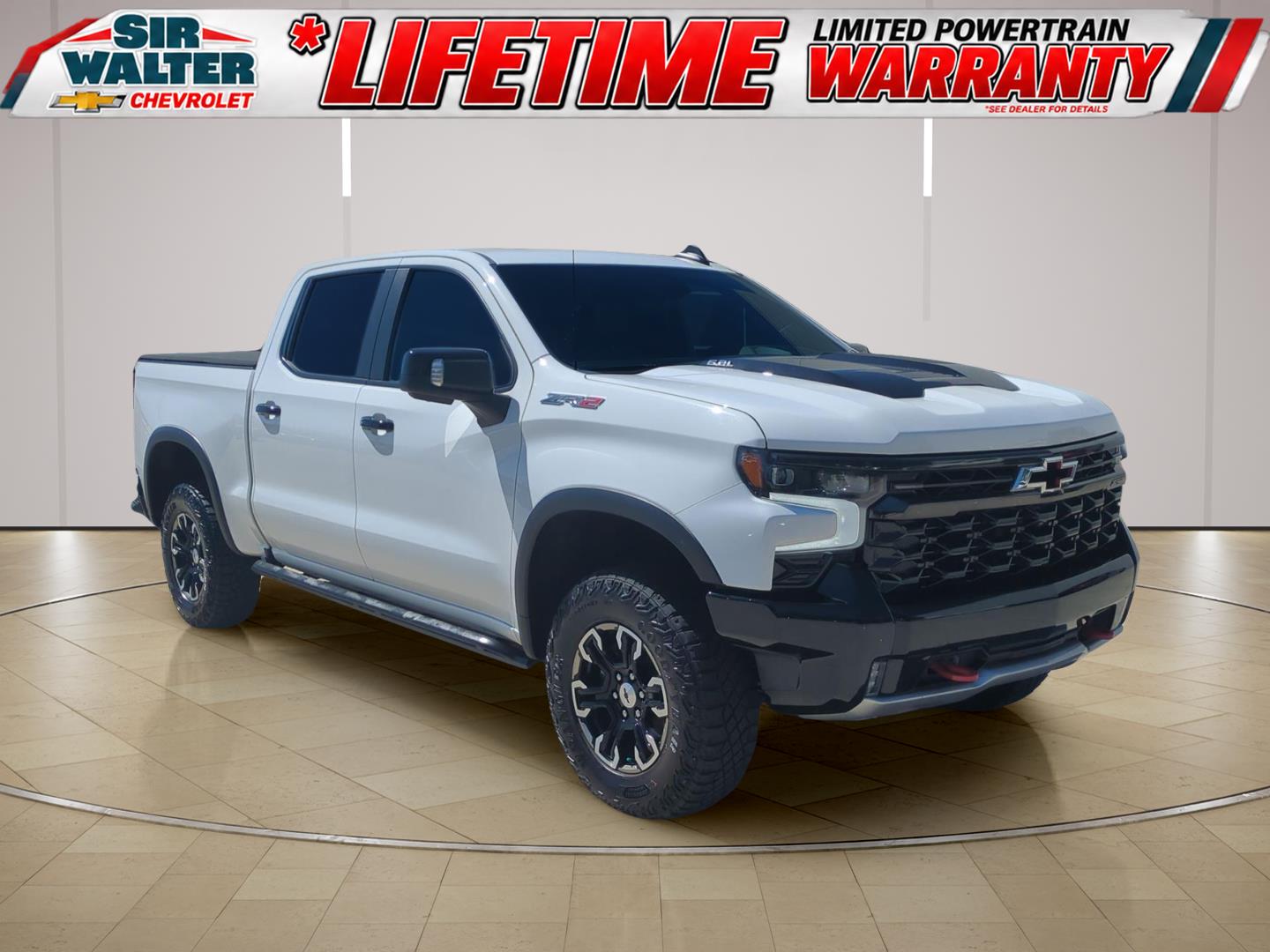 Summit White 2023 Chevrolet Silverado 1500 Pickup Truck Four-Wheel Drive Automatic