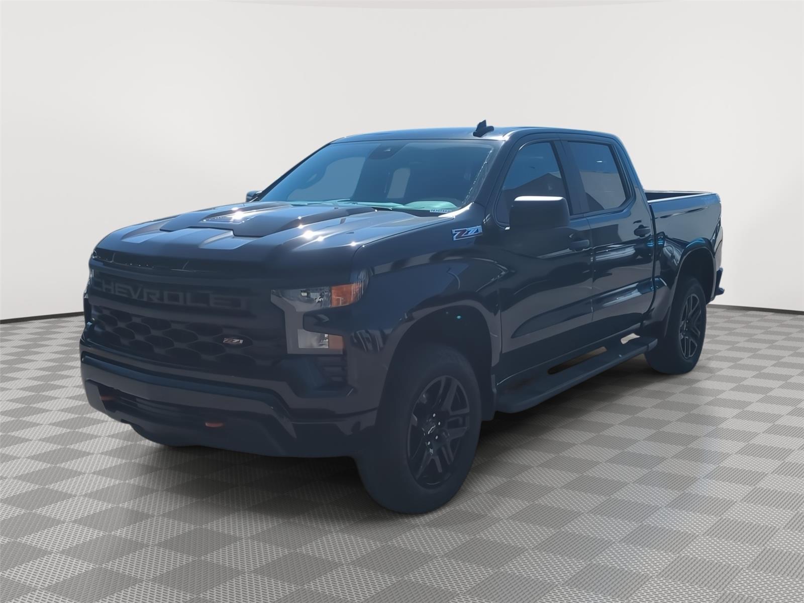 Black 2024 Chevrolet Silverado 1500 Pickup Truck Four-Wheel Drive Automatic