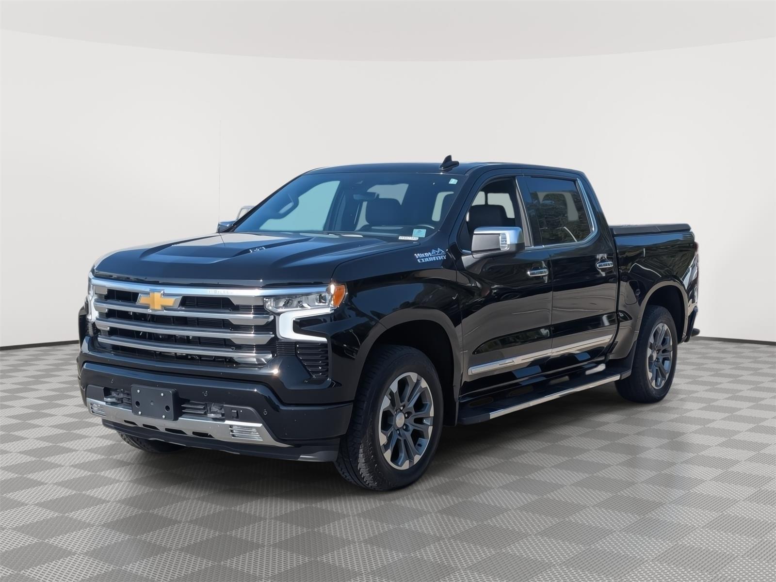Black 2024 Chevrolet Silverado 1500 Pickup Truck Four-Wheel Drive Automatic