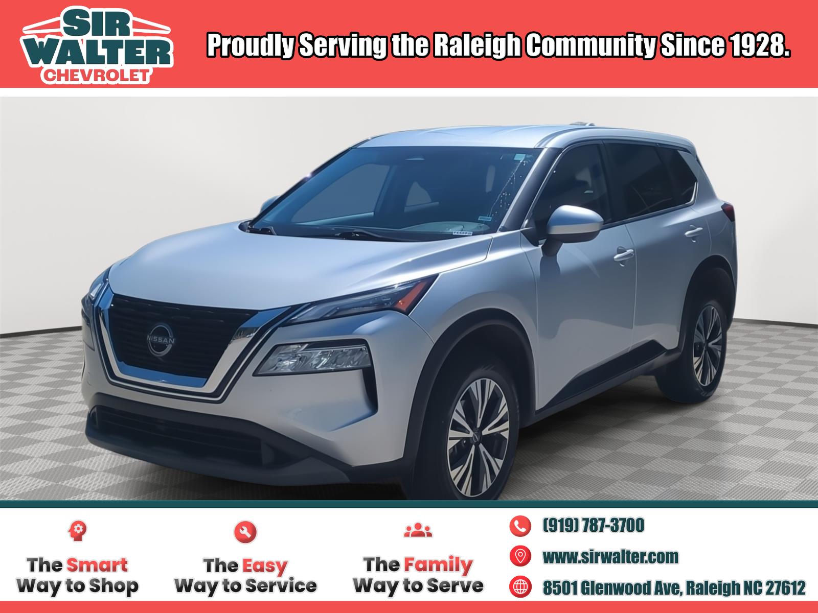 Brilliant Silver Metallic 2023 Nissan Rogue SUV / Crossover All-Wheel Drive Continuously Variable Transmission